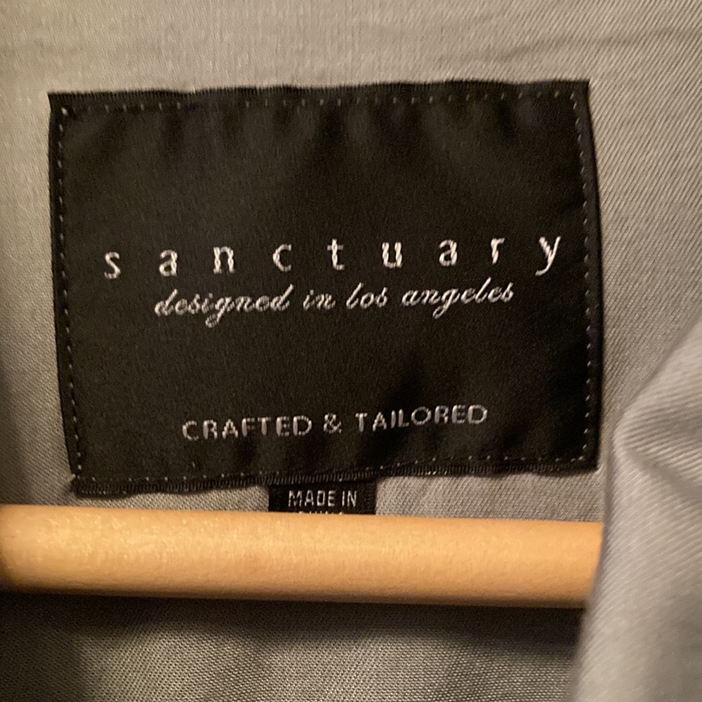 Sanctuary Zip Front Drawstring Jacket With Two Fr… - image 2